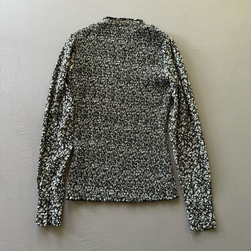 Black and White Women's Blouse - Picture 3 of 7